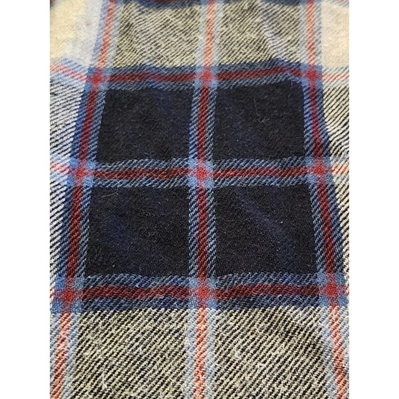 Field & Stream Mens L Blue Plaid Lightweight Flannel Button Up Shirt Western‎ - Picture 2 of 7